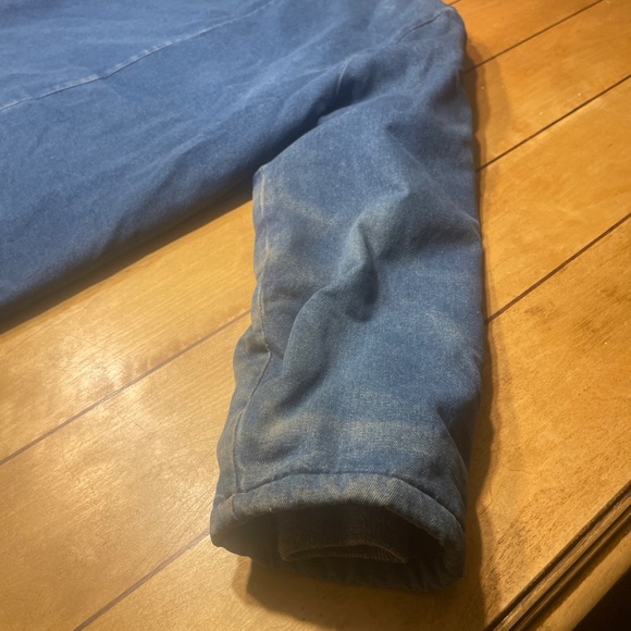 Vtg 80s Walls Blizzard Pruf USA Made Blanket Lined Denim Chore Barn Jacket Med - Picture 13 of 15